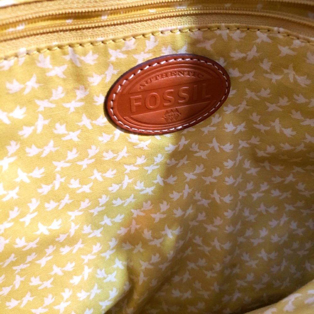 Fossil Polka Dot Canvas Tote - image 6